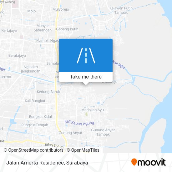 Jalan Amerta Residence map