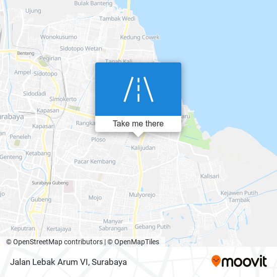 Jalan Lebak Arum VI map