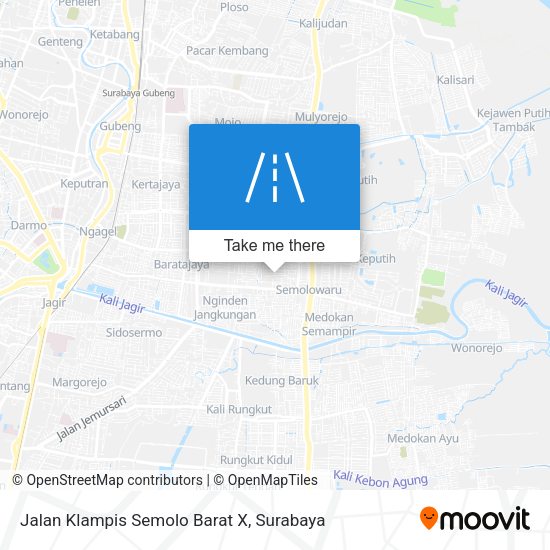 Jalan Klampis Semolo Barat X map