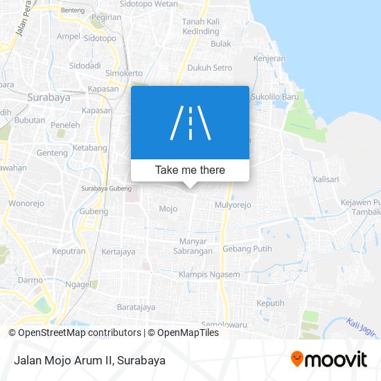 Jalan Mojo Arum II map