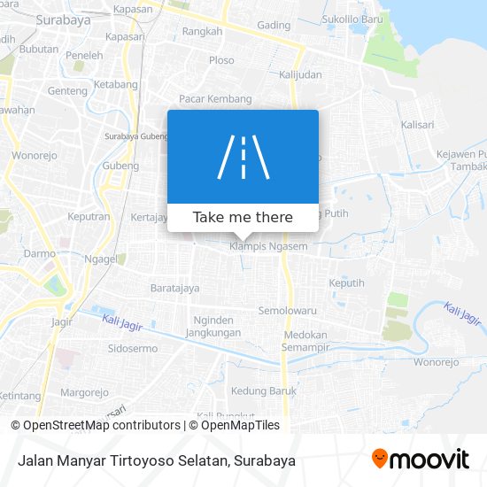 Jalan Manyar Tirtoyoso Selatan map