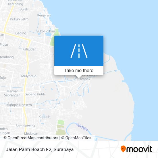 Jalan Palm Beach F2 map