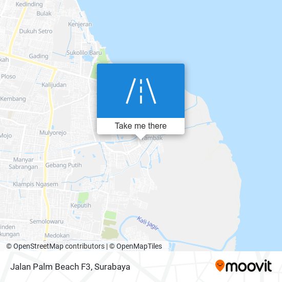 Jalan Palm Beach F3 map