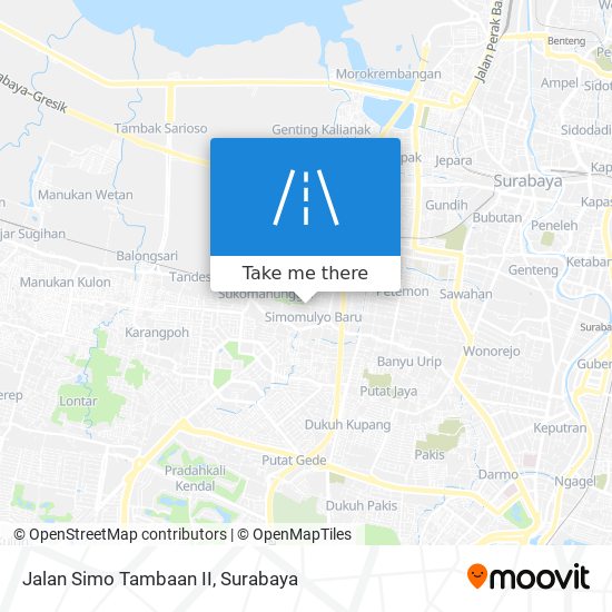 Jalan Simo Tambaan II map