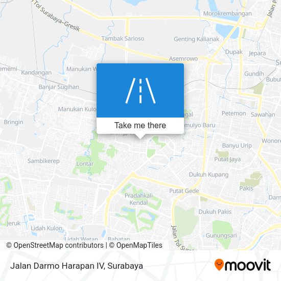 Jalan Darmo Harapan IV map