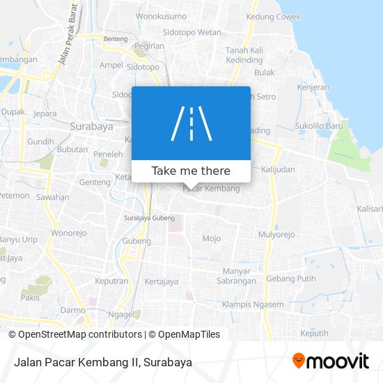 Jalan Pacar Kembang II map