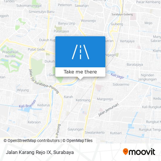 Jalan Karang Rejo IX map
