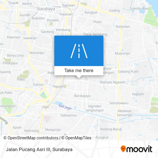 Jalan Pucang Asri III map