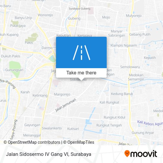 Jalan Sidosermo IV Gang VI map