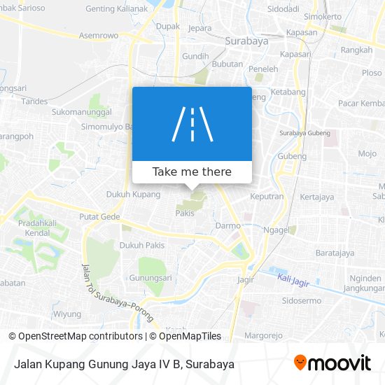 Jalan Kupang Gunung Jaya IV B map