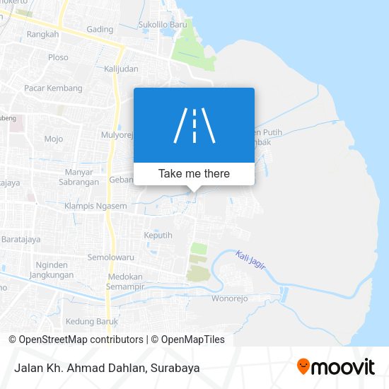 Jalan Kh. Ahmad Dahlan map