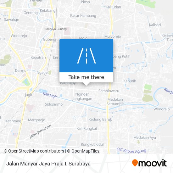 Jalan Manyar Jaya Praja I map