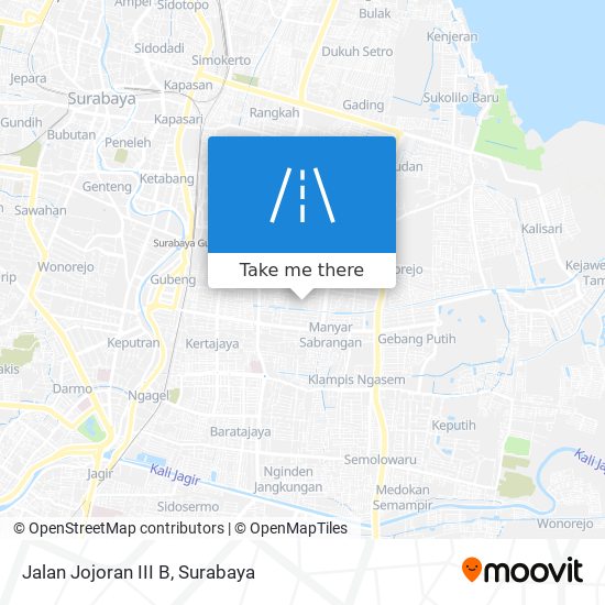 Jalan Jojoran III B map