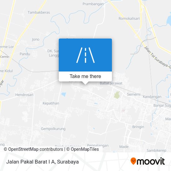 Jalan Pakal Barat I A map