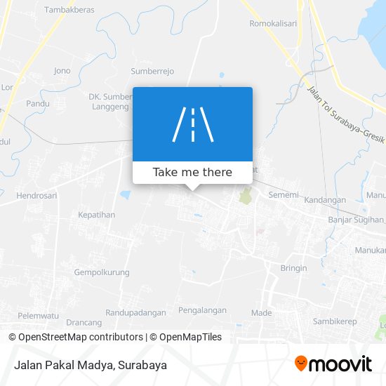 Jalan Pakal Madya map