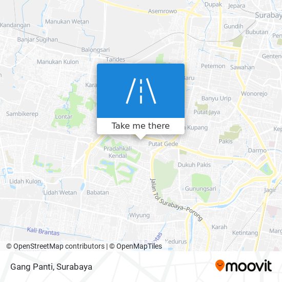 Gang Panti map