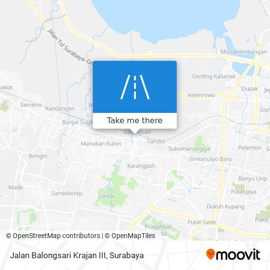 Jalan Balongsari Krajan III map