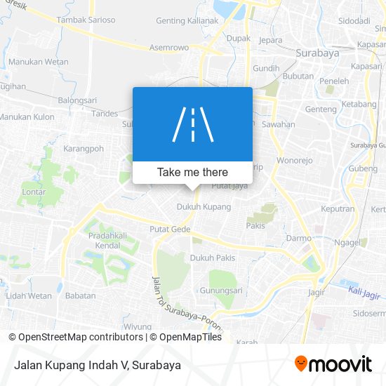 Jalan Kupang Indah V map
