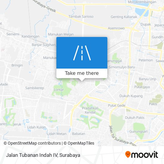 Jalan Tubanan Indah IV map