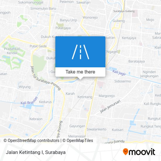 Jalan Ketintang I map