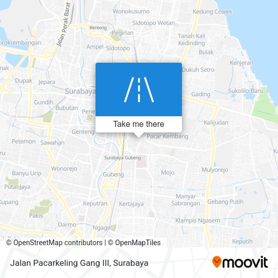 Jalan Pacarkeling Gang III map