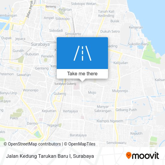 Jalan Kedung Tarukan Baru I map