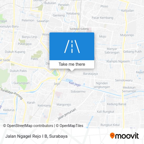 Jalan Ngagel Rejo I B map