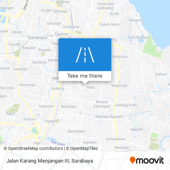Jalan Karang Menjangan III map