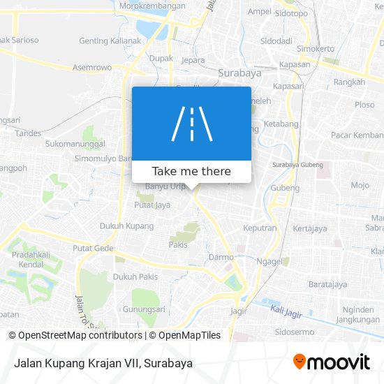 Jalan Kupang Krajan VII map