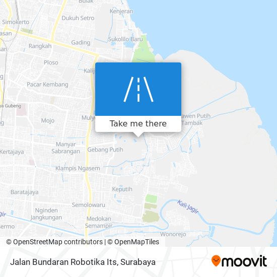 Jalan Bundaran Robotika Its map