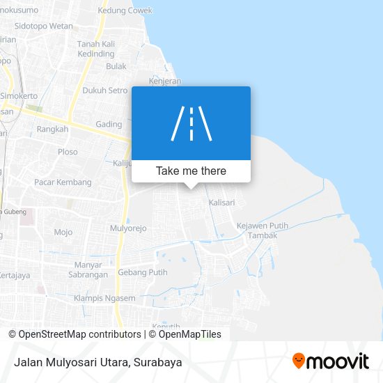 Jalan Mulyosari Utara map