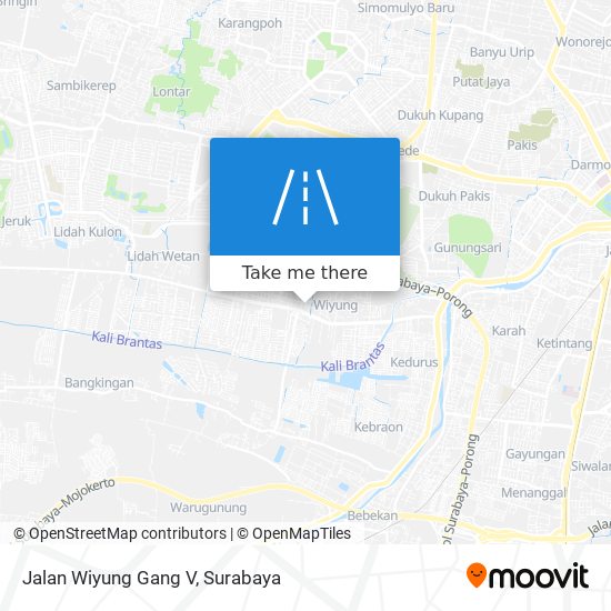 Jalan Wiyung Gang V map