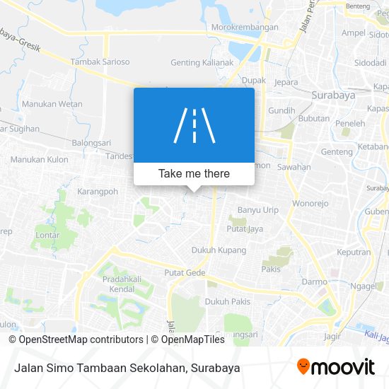 Jalan Simo Tambaan Sekolahan map