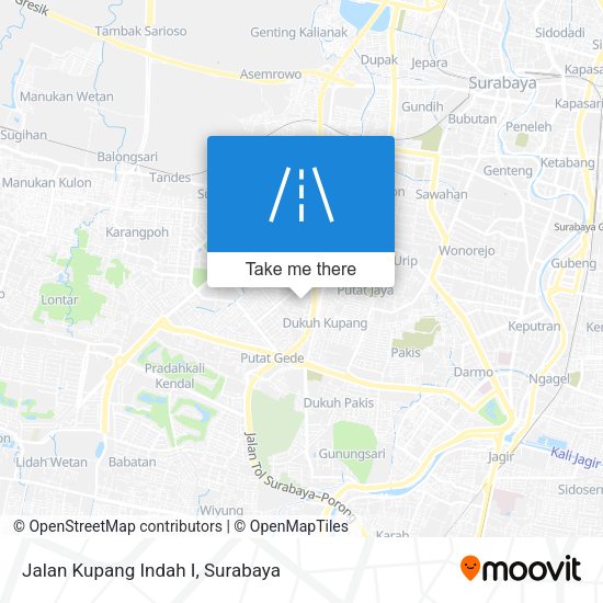 Jalan Kupang Indah I map