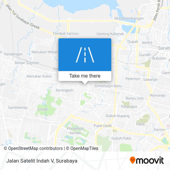 Jalan Satelit Indah V map