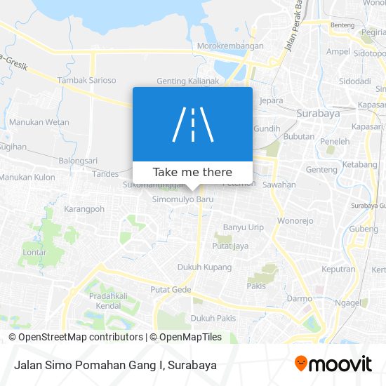 Jalan Simo Pomahan Gang I map