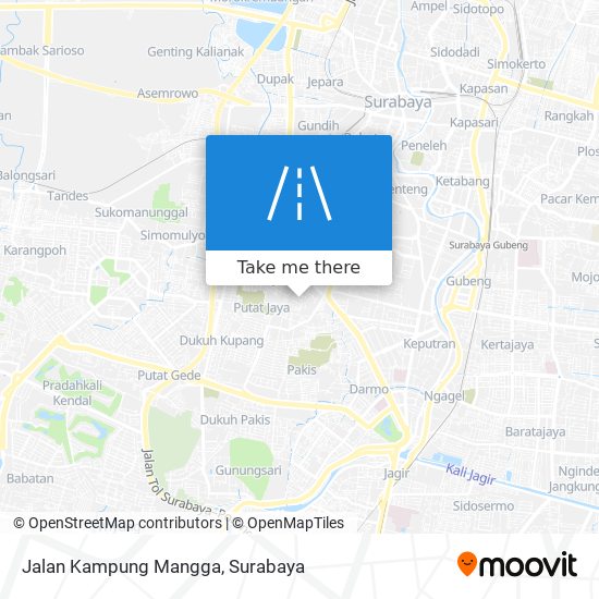 Jalan Kampung Mangga map