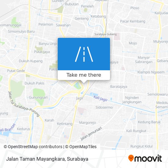 Jalan Taman Mayangkara map