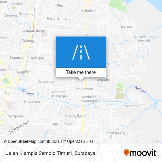 Jalan Klampis Semolo Timur I map