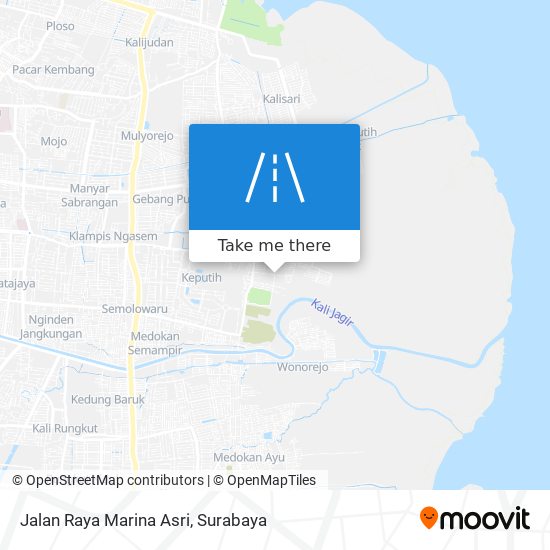 Jalan Raya Marina Asri map