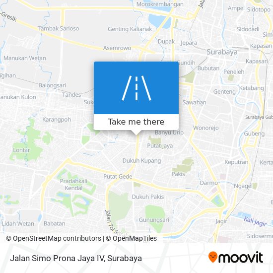 Jalan Simo Prona Jaya IV map