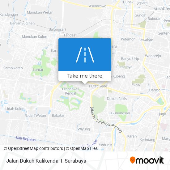 Jalan Dukuh Kalikendal I map