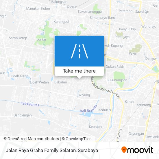 Jalan Raya Graha Family Selatan map