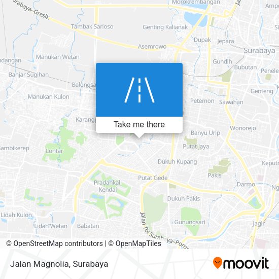 Jalan Magnolia map