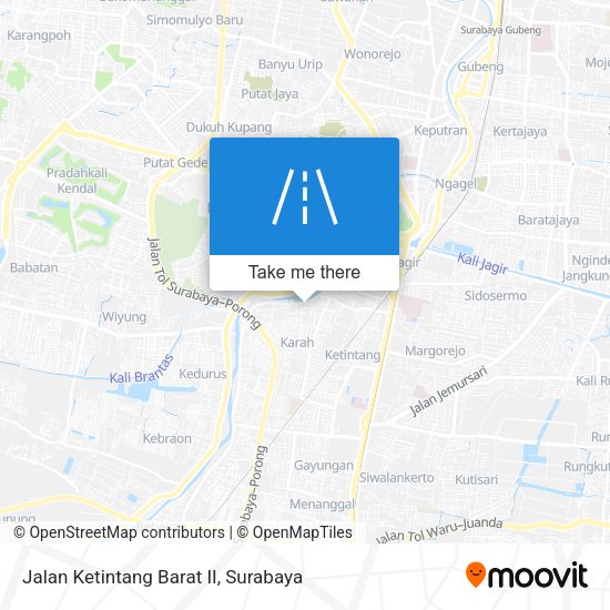 Jalan Ketintang Barat II map