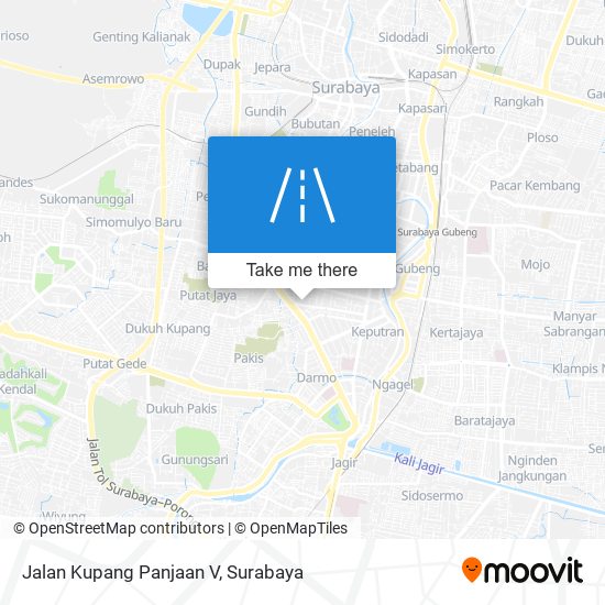 Jalan Kupang Panjaan V map