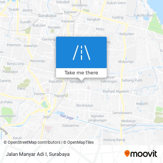 Jalan Manyar Adi I map
