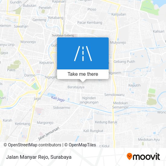 Jalan Manyar Rejo map