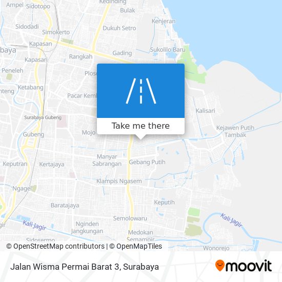 Jalan Wisma Permai Barat 3 map