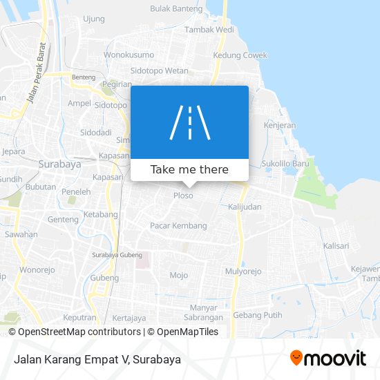 Jalan Karang Empat V map